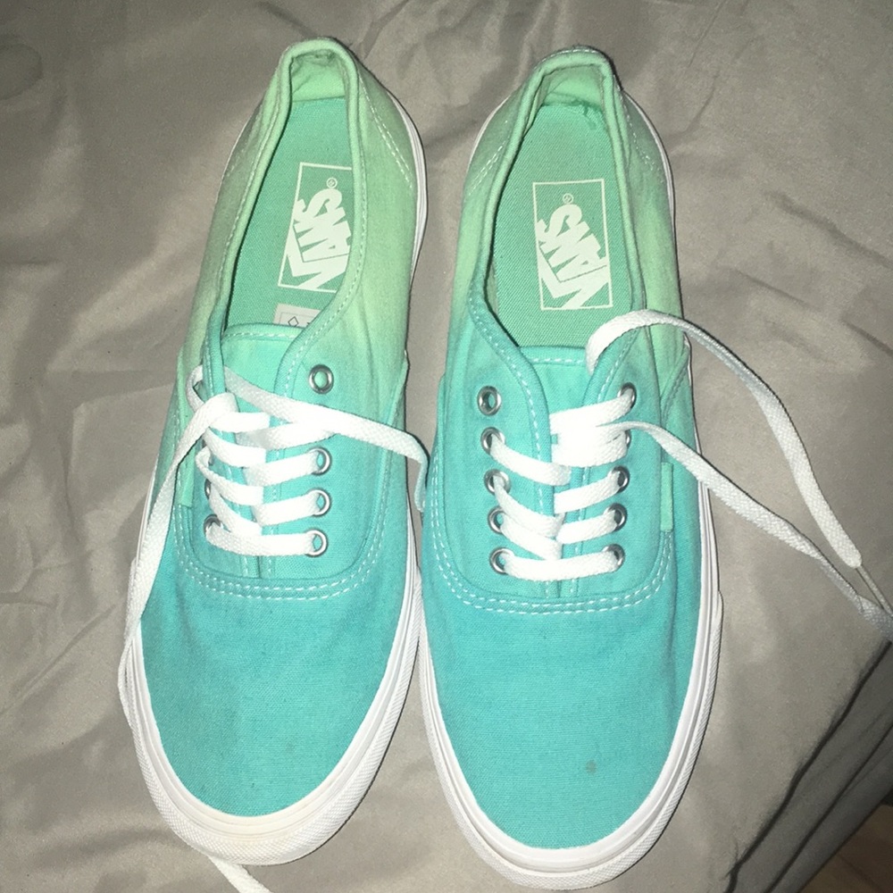 Vans teal mint ombré